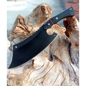 Cuchillo de Carnicero Artesanal de Primera Calidad, Cuchillo para Carne con Mango de Madera, Funda de Cuero, Hoja de Acero Inoxidable, Grado DIY, Personalización OEM - Product Image 2
