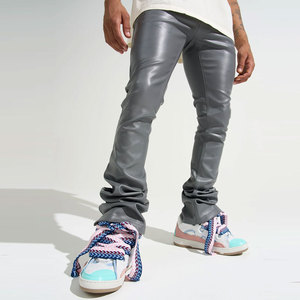 Pantalones de Cuero para Hombre de Excelente Calidad con Diseño de Logotipo Personalizado, Ropa de Cuero para Hombre a un Precio Accesible - Product Image 4