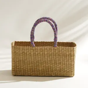 Panier à Fruits de mer en corde au Design Unique, rangement décoratif, panier en herbe de mer, fait à la main, élégant pour la maison, la cuisine, utilisation de stockage - Product Image 5