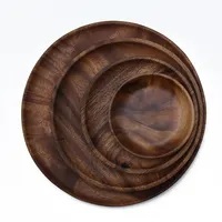 Assiette de présentation en bois de haute qualité, finition unique, pour la maison, les hôtels, les restaurants, les fêtes et les cafés - Product Image 6