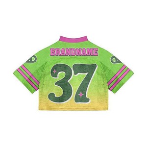 Nouveau maillot de football américain 2025 OEM personnalisé brodé court grande taille respirant toutes saisons cousu vente chaude - Product Image 6