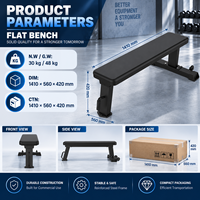 Banc de musculation professionnel BN, robuste et plat, pour salle de sport, presse pectorale, entraînement de force, équipement de fitness