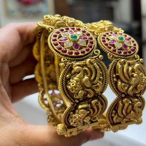 Haute Qualité Plaqué Or Designer Ouvrable Deux Ensemble De Bracelets De Mariage Et Fonctions Occasions Porter Collection Femmes Et Filles - Product Image 1