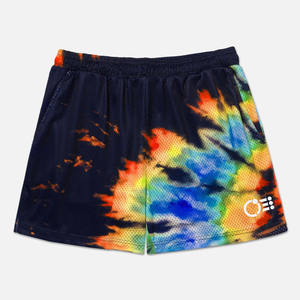 Pantalones cortos de baloncesto para hombre al por mayor, pantalones de gimnasio de malla personalizados transpirables de secado rápido, 100% de poliéster, cintura media, cierre de cordón, informales - Product Image 4