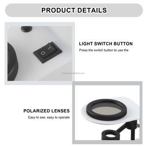 Polariscopio de Sobremesa Boasta con Visor de Luz Fría para Detección de Estrías en Cristales, Observación de Birefringencia e Inspección de Joyas - Product Image 4