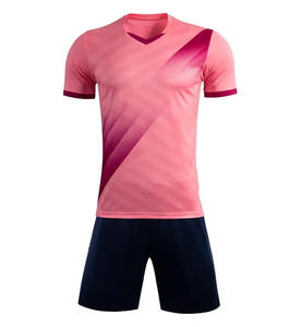 รับผลิตเสื้อฟุตบอลแบบซับลิเมชั่นตามสั่ง ขายส่งสำหรับสโมสร ผู้จัดจำหน่ายอุปกรณ์กีฬา บริการ OEM ผลิตจากโพลีเอสเตอร์ 100% เป็นมิตรกับสิ่งแวดล้อม จัดส่งรวดเร็ว - Product Image 1
