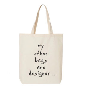 กระเป๋าผ้าแคนวาสของผู้หญิงเป็นมิตรต่อสิ่งแวดล้อมพิมพ์ลายเองได้ - Product Image 1