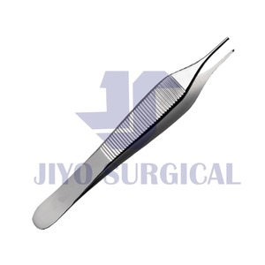 Pinzas Adson 1x2 para tejido, de acero inoxidable, para manipulación de tejidos, instrumento médico dental - Product Image 3