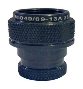 <b>Adapter</b> Round Aluminum Housing Audio Video Connector M8504988-19Z03 - Product Image 5