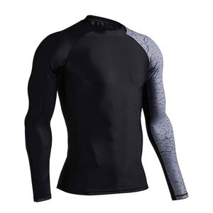 Breathable Workout Gear For Gym And Outdoor Use Men <b>Compression</b> Shirt High Stretch Fabric For Maximum <b>Compression</b> Shirt - Product Image 4