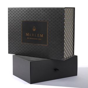 Luxury Varnished Folding Paper Boxes for Face Cream Cosmetics Matt Lamination for Shipping Display Ribbon Embossing Printing - Product Image 1