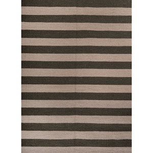 อินดัสบาร์พรมขนสัตว์สไตล์คลาสสิกสีเบจสีน้ำตาลทอแบบแบนทำด้วยมือ 4 ม. รูปสี่เหลี่ยมผืนผ้าลายทางสำหรับห้องโถงสำหรับห้องนั่งเล่นในบ้าน SDWL-691 - Product Image 3