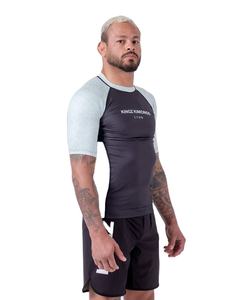 Venta caliente de alta calidad camisa de manga corta hombres natación Surf Rash Guard buceo MMA Rashguard para hombres - Product Image 4