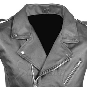 Service OEM Meilleur Style Professionnel Logo Personnalisé En Cuir Pour Hommes Gilets Hiver Chaud - Product Image 5