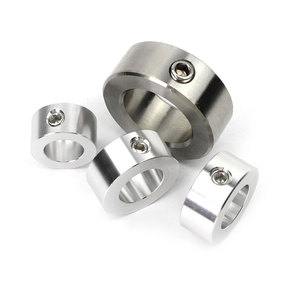 Colliers <span class=keywords><strong>de</strong></span> tige en acier inoxydable usinés CNC, alésages 1/2 ", 1/4 ", 1 ", 8mm, 20mm, personnalisés et OEM, conformes ISO et RoHS, avec vis <span class=keywords><strong>de</strong></span> <span class=keywords><strong>serrage</strong></span> - Product Image 4