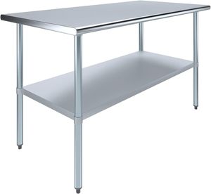 โต๊ะทำงานสแตนเลสโต๊ะเตรียมอาหารในครัวโลหะ NSF ส่งตรงจากโรงงานภาษีต่ำ - Product Image 6