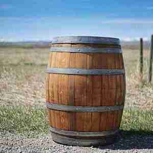 Baril en bois de chêne durable de 240 L pour la fermentation des boissons et l'affichage décoratif - Product Image 5