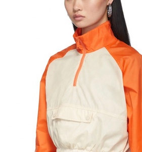 Chaqueta Cortavientos Personalizada al por Mayor para Mujer, Bloques de Color, Transpirable, de Secado Rápido, Chaqueta Cortavientos con Opciones de Tela Personalizable OEM - Product Image 4