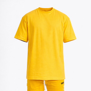 T-shirt ample de style nouveau, t-shirt surdimensionné personnalisé avec logo, blanc, 100% coton, grande taille, t-shirts grands et longs - Product Image 1