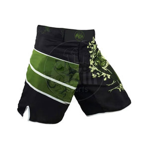 กางเกงขาสั้น MMA สำหรับผู้ชายสีตัดกันทำจากปากีสถาน - Product Image 3