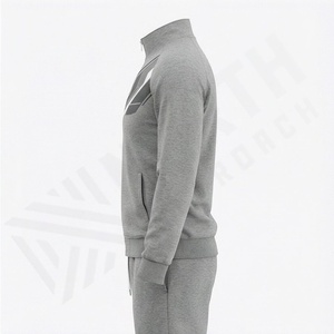 Ensemble de survêtement unisexe en microfibre Premium Microtech, vêtements de sport d'hiver et d'été, ensemble de jogging athlétique, couleur personnalisée, coupe ajustée et chaude - Product Image 3
