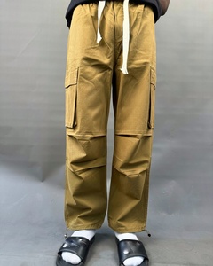 2025 Men's Casual & Comfortable High Waist Sweatpants Straight Leg Heavyweight Canvas From Bangladesh - Product Image 1