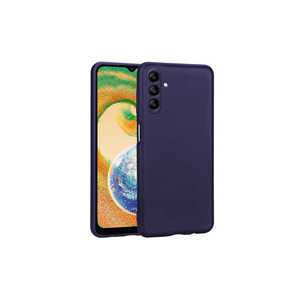 Coque en silicone antichoc anti-traces de doigts JoieCreatif Premier pour Samsung Galaxy A04S Bleu marine Housse de téléphone premium - Product Image 1