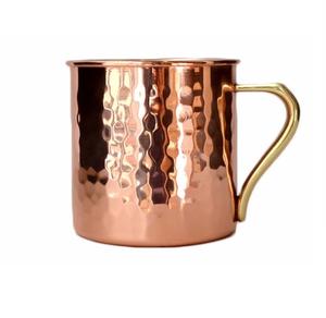 Taza de cobre de alta calidad con mango de latón, diseño martillado, taza para beber Ayurvédica para beneficios de salud, taza - Product Image 1