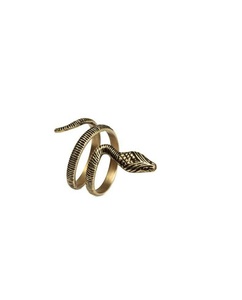 Rond de serviette en métal classique au look vintage parfait pour la cuisine de ferme de table rustique ou les fêtes en plein air - Product Image 2