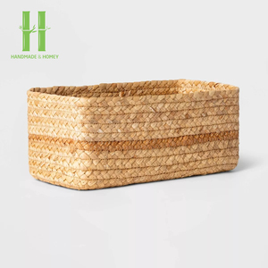 Eco-Friendly Handwoven Multifunction Water Hyacinth Clothing Organizer for Serving Customizable OEM Rectangle Shape Bohemian - Product Image 3