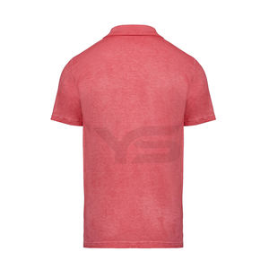 Polo personnalisé à manches courtes pour hommes, maillot respirant de haute qualité, couleur unie, brodé, sport, affaires, look décontracté Plu - Product Image 2