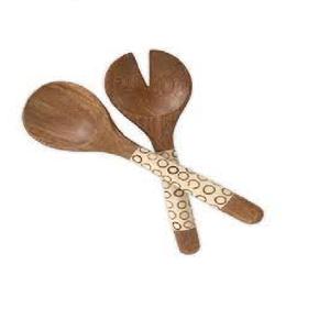 Accueil Hôtel Restaurant Vaisselle Traiteur Couverts De Service Couverts Ensemble De Couverts En Bois Design Fait Main Poignée En Émail - Product Image 6