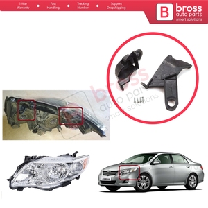 BHL24 ไฟหน้าผู้ถือ Mount ซ่อมวงเล็บแท็บชุดด้านซ้ายสําหรับ Corolla MK10 X E140 E150 Altis 2006-2010 8119512050 - Product Image 5