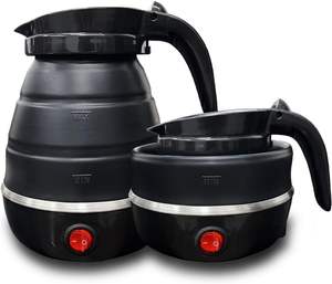 Bouilloire Électrique Pliable Portable pour Maison et Bureau 220V, Chauffe-Eau de Voyage en Silicone, Pot à Eau Bouillante Rétractable - Product Image 1