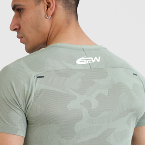 High Quality Polyester <b>Men</b> Running <b>T</b> <b>Shirt</b> Quick <b>Dry</b> Fitness <b>Shirt</b> Training Exercise Clothes Gym Sport <b>Shirt</b> Tops Light weight - Product Image 6