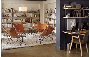 Handmade Vintage Leather Butterfly <b>Chair</b> Iron Frame Foldable Rustic Leisure <b>Chair</b> <b>for</b> Indoor Outdoor Bedroom Living Room Decor - Product Image 2