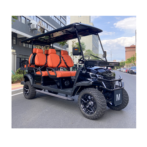 Voiturette de golf électrique surélevée 6 places avec une autonomie de 50-70 km et une vitesse de 50-70 km/h - Product Image 1