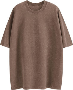 เสื้อยืดผู้ชายกันยับเกรดพรีเมี่ยมผ้าฝ้ายถัก100% ระบายอากาศได้ดีสไตล์สตรีทแวร์ - Product Image 3