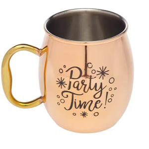 Copper <b>Moscow</b> <b>Mule</b> <b>Mug</b> With Brass Handle Custom Logo Print Decorative Champagne Beer <b>Mugs</b> OEM Support - Product Image 1