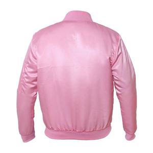 Veste bomber en satin sur mesure à prix de gros, veste varsity en satin de haute qualité pour hommes, taille plus, vestes bomber sur mesure 2026 - Product Image 5