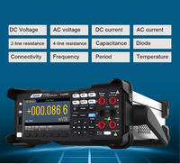 Multimeter Digital Hantek HDM3065 6.5 Digit, Multimeter Benchtop True RMS, Penguji Tegangan dan Arus AC DC