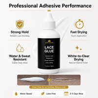 Fabricant de colle pour perruques en dentelle OEM avec formule de séchage blanc-transparent pour marques de perruques et salons