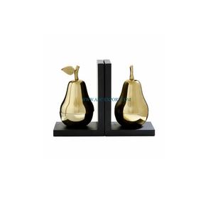 Décoration de luxe Serre-livres de table de salon Vente en gros Serre-livres créatifs au design moderne poli or métallique Fournisseur - Product Image 1