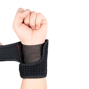 สายรัดข้อมือทำจากนีโอพรีนสำหรับงานหนักปรับได้ป้องกันแบบมืออาชีพน้ำหนักเบาระบายอากาศได้เหล็กเคลือบกันลื่น - Product Image 2