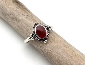 แหวนเงินทำด้วยมือสไตล์ Boho เครื่องประดับ925เงินสเตอริงแหวนพลอยคาร์เนเลียนเครื่องประดับเป็นที่นิยมสำหรับผู้หญิงของขวัญสำหรับผู้หญิงสำหรับเธอ - Product Image 4