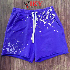 <b>men</b> <b>short</b> custom logo New Arrival Make Own Customization Logo Latest Style <b>Men</b> Acid Wash Printed <b>Shorts</b> by VIKY INDUSTRIES - Product Image 3