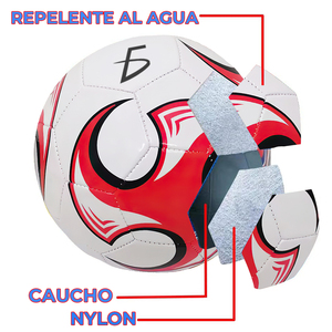 Pallone da Calcio Misura 4, Pallone Ufficiale Misura 5 in Pelle per Allenamento e Partite Ricreative, Cucito a Macchina e Termosaldato - Product Image 4