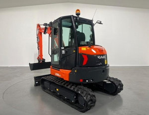 รถขุดขนาดเล็ก Kubota U56-5 แบบตีนตะขาบ สีดำ - Product Image 4