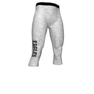 Short de sport de baseball à compression, trois quarts, coupe athlétique, respirant, antibactérien, évacuant l'humidité, extensible, pour l'entraînement - Product Image 1
