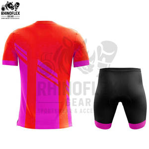 Combinaisons de cyclisme respirantes 100% polyester, vente en gros, prix de gros, style personnalisé, nouveau style, uniforme de cyclisme pour hommes, maillot - Product Image 6